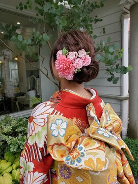 ヘアーズ 本店(HAIRZ) 《HAIRZ》一原☆成人式スタイル!