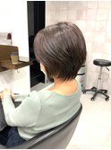 髪質改善/切りっぱなしボブ/美髪/30代40代/［人形町］
