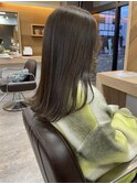ブリーチなしWカラー×ミルクティーベージュ