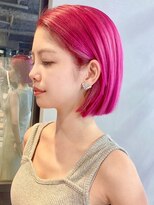 アイティー バイ アルバム 中野店(IT by ALBUM)&nbsp;ビビットピンクボブ_マチルダボブピンクベージュ_ba475501