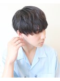 【 Ｉ. 】スーツ　短髪ツーブロック　束感　モテる黒髪　川口