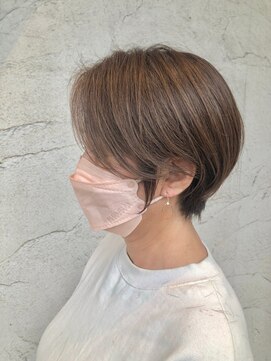 サンタフェ 岐阜島店(Santa'Fe) 30代40代50代/白髪ぼかし/脱白髪染め/ショート/ハイライト