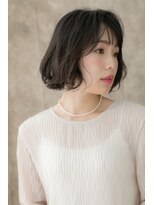 カバーヘアアンドスパ ブリス 浦和(COVER HAIR&SPA bliss) 黒髪アッシュブラック外ハネボブパーマ312Y浦和20代30代40代