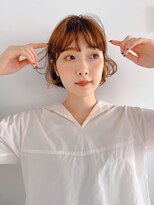 ムク 甲府(muku.)&nbsp;前髪/マチルダボブ/ピンクベージュインナー/グレージュ[甲府駅]