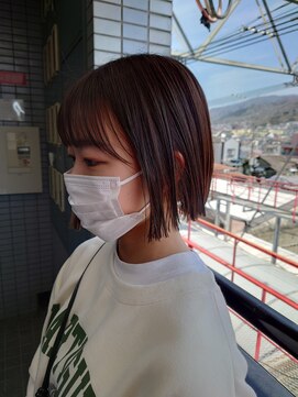 ピンク バイ アンジェリカ 瓢箪山店(PINQ by ANGELICA) #PINQ　#ぷつっとボブ　#タッセルボブ