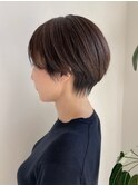 【SERO東辻井】脱白髪染めハイライト_ショートボブ