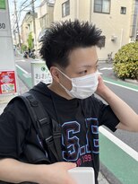 アイズ 海老名(AIZU)&nbsp;スパイキーショート メンズショート 眉毛 短髪 ベリーショート