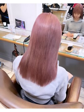 ネオリーブアイム 横浜西口店(Neolive aim) 1ブリーチモテピンクカラー！【成田】横浜