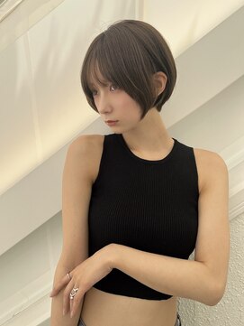 プール(POOL) 【TAISEI】丸みボブカット＋透明感グレージュカラー