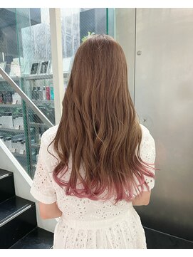 シェリ ヘアデザイン(CHERIE hair design) 裾ピンクカラー☆