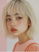 フレイムス ヘアアンドリラックス 大宮東口店(Frames) 抜きっぱなしブロンド