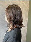 ふんわりボブstyle オリーブグレージュcolor