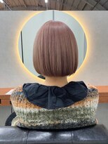 オズ 郡山桑野店(OZ)&nbsp;桑野くびれショートボブハイトーンボブミルクティーベージュ30代