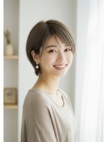ニル 柏の葉(Nil)&nbsp;☆20代30代40代ショートカット×ひし形ショートボブ×前髪あり☆