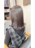 外ハネで作る ラフかわいい最旬ミディ/髪質改善/透明感/艶感