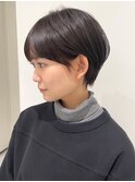 30代40代50代ショートショートボブくびれハイライト白髪ぼかし