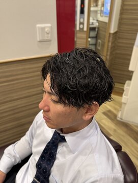 銀座マツナガ 神田店 30代40代大人オシャレ緩めツイストスパイラルパーマ