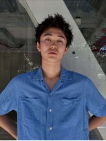 ヒュージ 三軒茶屋(huge)&nbsp;スパイキーショート/ニュアンスパーマ/メンズカット/ウェーブ