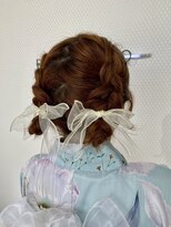 ルネッサンスヘアー ラファエロ(RAFFAELLO)&nbsp;浴衣ヘア　浴衣ヘアアレンジ　編み込みヘア　アップスタイル