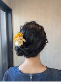 サイドお団子スタイル
