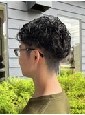 ふんわりメンズパーマ