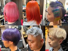 トリプルカラー、ダブルカラーで個性を演出★ケアブリーチ使用◎