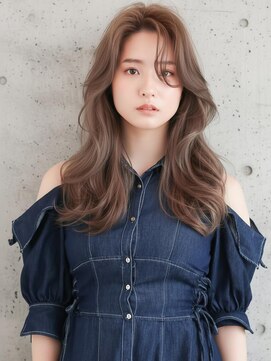 ニューヨークニューヨーク イオンスタイル東淀川店(NYNY) 韓国風ブラウンベージュニュアンスゆる巻きレイヤー