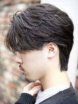 ルーシー 川越(LUCEY)&nbsp;センターパートフェザーパーマシャドウパーマメンズパーマ