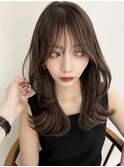 ハイライトバレイヤージュダブルカラーケアブリーチ30代40代