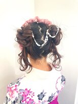 アース 市ヶ谷店(HAIR&MAKE EARTH)&nbsp;10代20代卒業式ツインヘア◎リボン×ゆるふわ