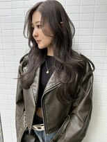 ラ キング(LA KING) 着物ヘア/大人ガーリー/ダークアッシュ/似合わせカット/栄