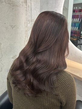 アロ 大阪梅田(alo) 【苗代萌】暖色系のブラウンカラー