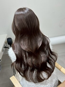 スラッシュアイボリー 姫路駅西店(SLASHivory) 髪質改善カラー×艶ブラウンロング