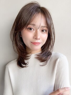 アグノス 青山(Agnos) ナチュラルカールワンカール愛されセミディ20代30代40代◎