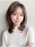ナチュラルカールワンカール愛されセミディ20代30代40代◎