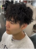 波巻きスパイラルパーマ