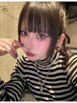 シックス バイ インク 渋谷(SIX by INK.)&nbsp;ダークブルー/デジタルパーマ/ワンホンレイヤー[渋谷]