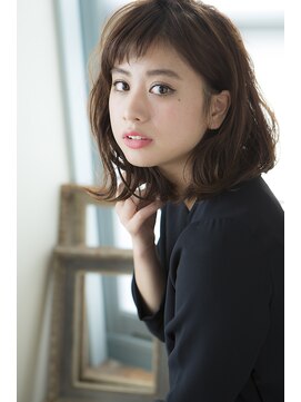 ミエル ヘア 新宿(miel hair) 10代 20代 30代 40代/小顔補正立体カット/Aラインボブ