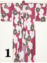 ヘアセットアリエス(aries)&nbsp;浴衣レンタル　NO.1