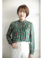 ピュール ラフォレ(Pur laforet) 前下がり、ショートグラボブ