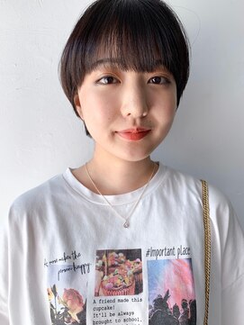 ヴェルダ 池袋店(verda) 抜け感マッシュショート×ニュートラルブラック