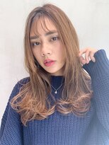 アルバム 銀座(ALBUM GINZA) ナチュラルロング_アッシュブラウンネオウルフ外ハネボブ_7125