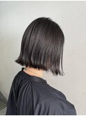大人ボブ＊切りっぱなしヘア＊外はねボブ