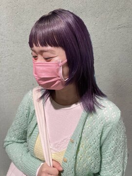 キコエル 三軒茶屋(kikoeru) ラフニュアンスラベンダーレイヤー