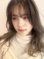 カルナ バイ エルモ(calna by ELMO)&nbsp;【大人かわいいロブヘア×柔らかオリーブグレージュ】米倉