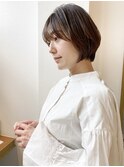 大人可愛いショートボブ