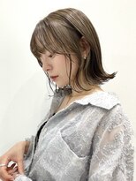 トルネード(TORNADO)&nbsp;切りっぱなしボブ 外ハネパーマ 波ウェーブ コテ巻き風 t428