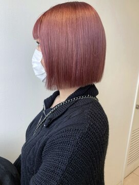 ルル(LuLu by KENJE) 切りっぱなしボブ【藤沢/ヘッドスパ/髪質改善/イノアカラー】
