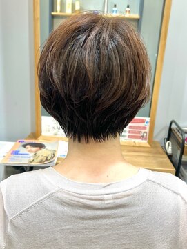 グラッシー センター北店(GLASSI) 大人のハンサムショート★ペールベージュ★グレージュカラー