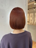 ヘアーワークス ヘルム 渋谷店(HAIR WORKS HELM)&nbsp;［HELM渋谷］オレンジボブ☆